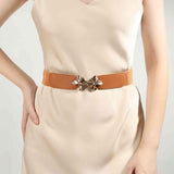 Alloy Buckle Elastic Belt - Trendsi - Flyclothing LLC