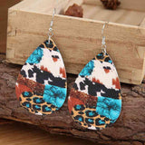 Teardrop Alloy Earrings - Trendsi
