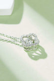 Moissanite Four Leaf Clover Pendant Necklace - Flyclothing LLC