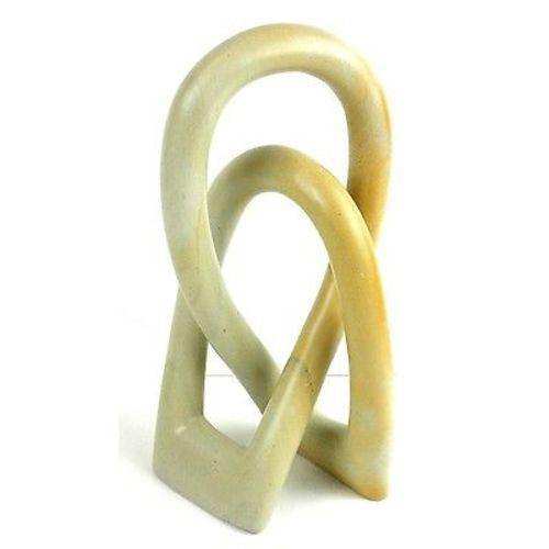 Soapstone Lovers Knot 8 inch Natural Stone - SMOLArt - Flyclothing LLC