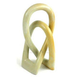 Soapstone Lovers Knot 8 inch Natural Stone - SMOLArt