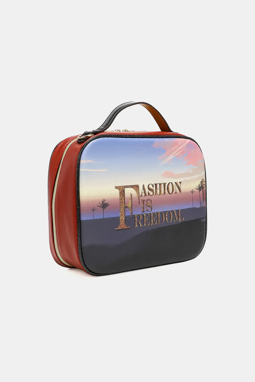 Nicole Lee USA Printed Handbag with Three Pouches - Trendsi - Flyclothing LLC