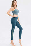 Wide Waistband Slim Fit Long Sports Pants - Trendsi - Flyclothing LLC