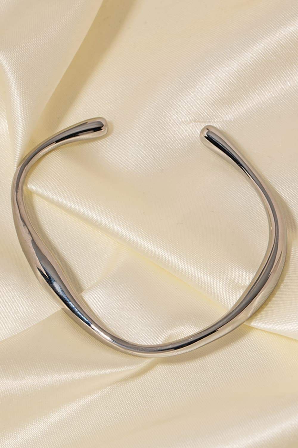 Stainless Steel Open Bracelet - Trendsi - Flyclothing LLC