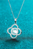 1 Carat Moissanite 925 Sterling Silver Necklace - Trendsi