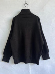 Turtleneck Long Sleeve Sweater - Flyclothing LLC