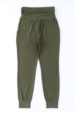High-Rise Wide Waistband Joggers - Trendsi - Flyclothing LLC