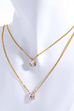 Stainless Steel Geometrical Shape Necklace - Trendsi - Flyclothing LLC