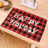 Assorted 2-Piece Plaid Placemats - Trendsi - Flyclothing LLC
