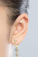 Be The One Moissanite Drop Earrings - Trendsi - Flyclothing LLC