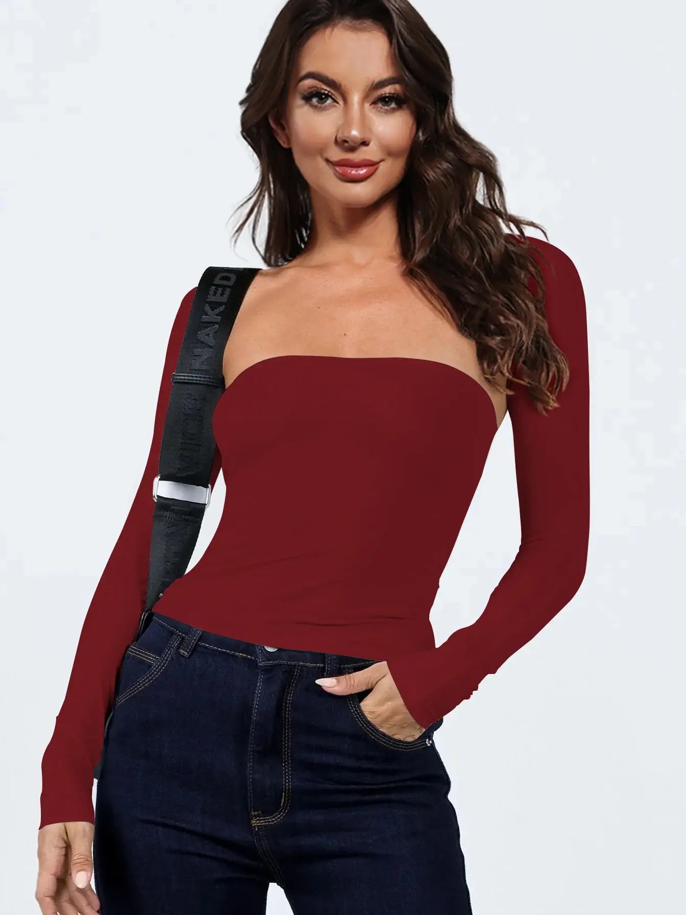 Cutout Raglan Sleeve Bolero and Tube Top - Trendsi - Flyclothing LLC