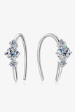 Moissanite 925 Sterling Silver Earrings - Trendsi