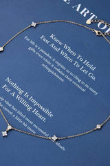 Moissanite 925 Sterling Silver Necklace - Trendsi - Flyclothing LLC