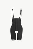 Full Size Hook-and-Eye Lace Trim Shaping Bodysuit - Trendsi