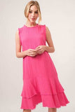 And The Why Washed Fringe Detail Tiered Dress - Trendsi - Flyclothing LLC
