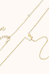 1 Carat Moissanite 925 Sterling Silver Necklace - Trendsi - Flyclothing LLC