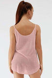 Scoop Neck Spaghetti Strap Knit Cami - Trendsi - Flyclothing LLC
