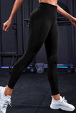 Wide Waistband Sports Leggings - Trendsi - Flyclothing LLC
