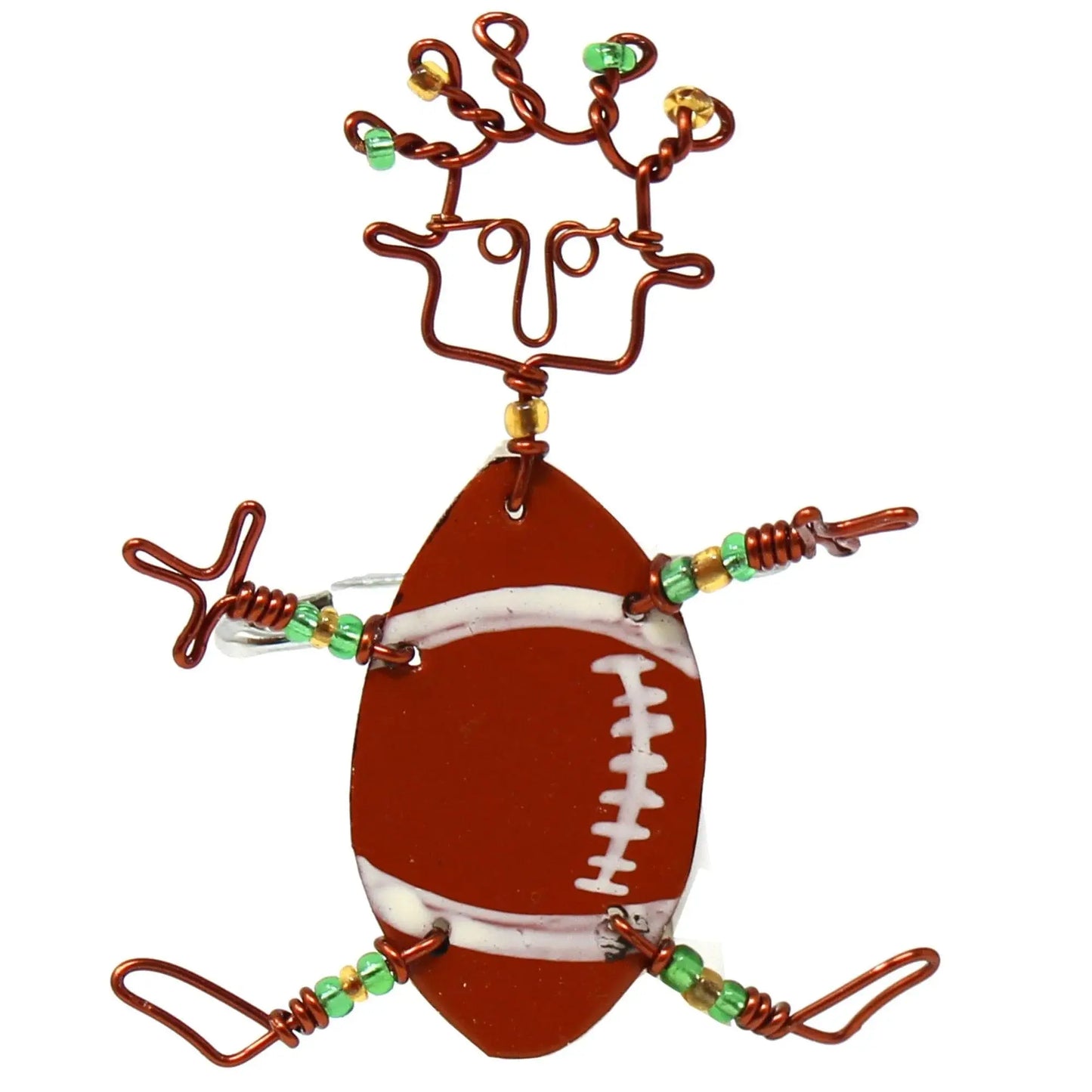 Dancing Girl American Football Pin - Creative Alternatives - Creative Alternatives - Flyclothing LLC