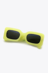 Polycarbonate Frame Rectangle Sunglasses - Trendsi - Flyclothing LLC