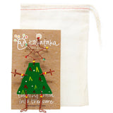 Dancing Girl Christmas Tree Pin - Creative Alternatives - Creative Alternatives