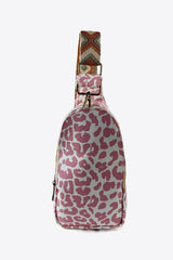 Printed PU Leather Sling Bag - Trendsi