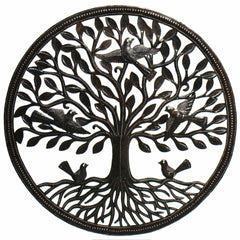Birds on Roots Tree of Life Wall Art - Croix des Bouquets - Croix des Bouquets