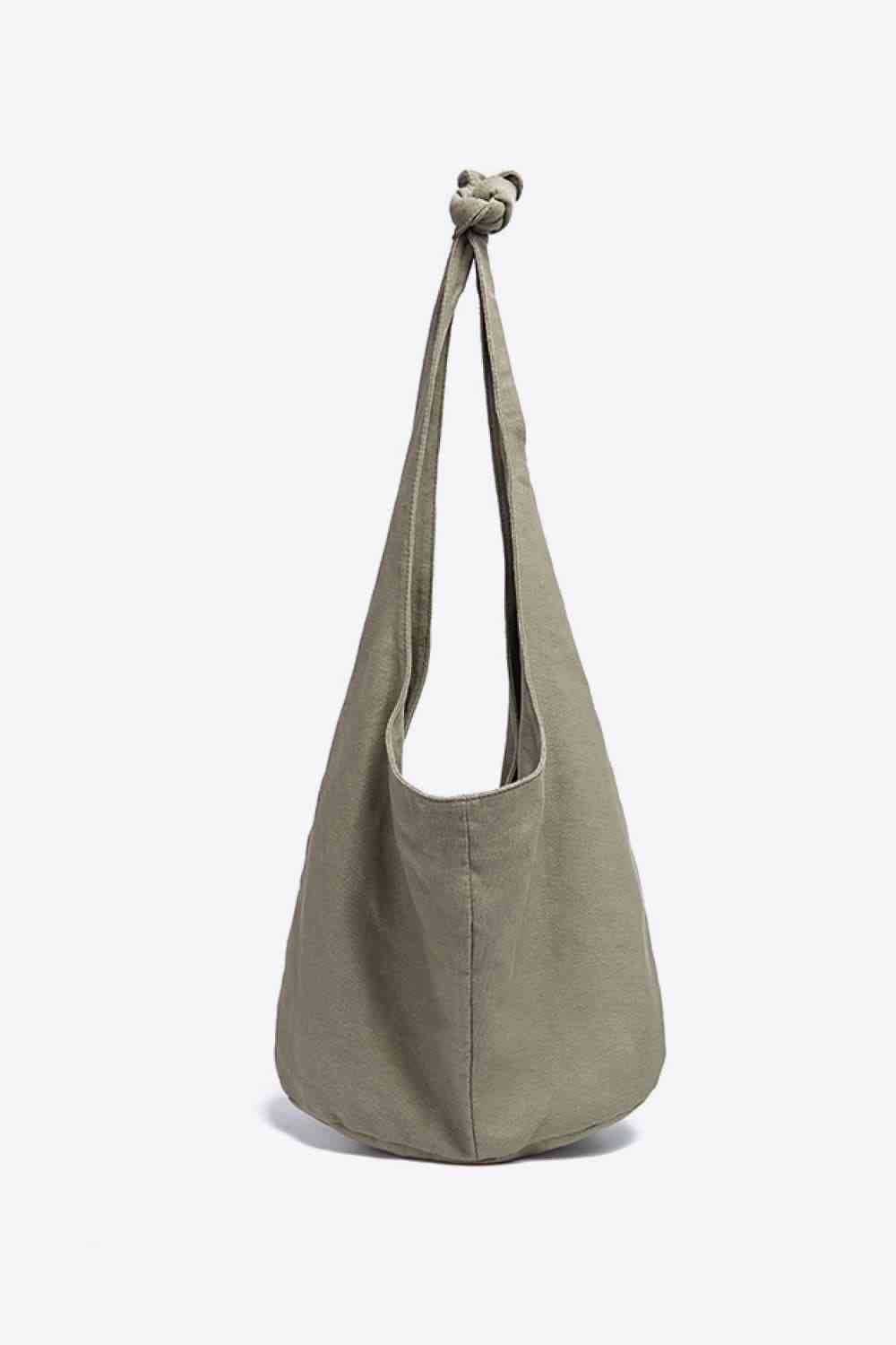 Large Canvas Crossbody Bag - Trendsi