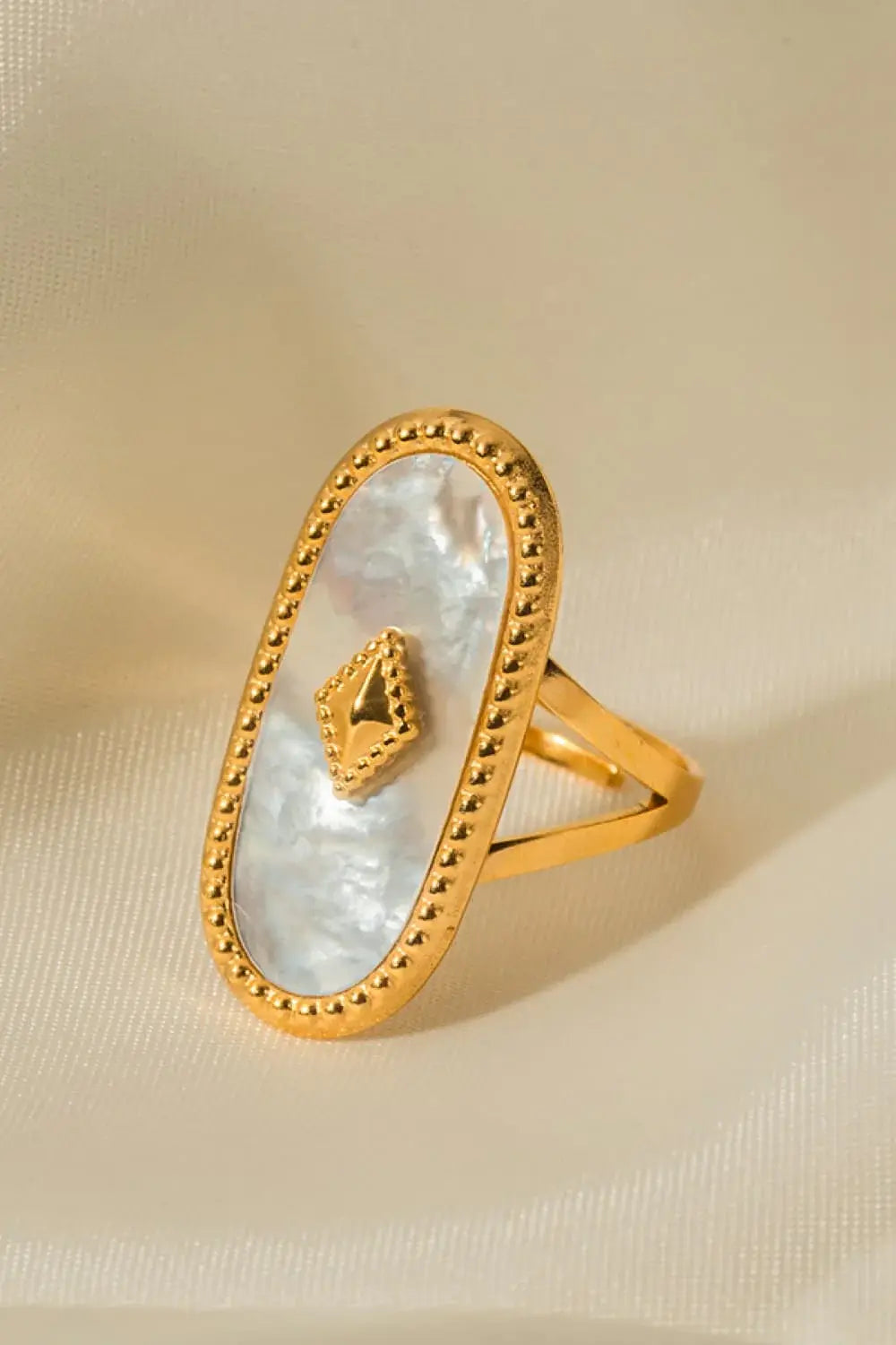 Natural Stone Copper Ring - Trendsi - Flyclothing LLC