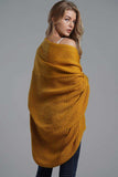 Dolman Sleeve Open Front Ribbed Trim Longline Cardigan - Trendsi - Flyclothing LLC