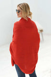 Dolman Sleeve Open Front Ribbed Trim Longline Cardigan - Trendsi - Flyclothing LLC