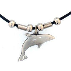 Dolphin Adjustable Cord Necklace - Siskiyou Buckle