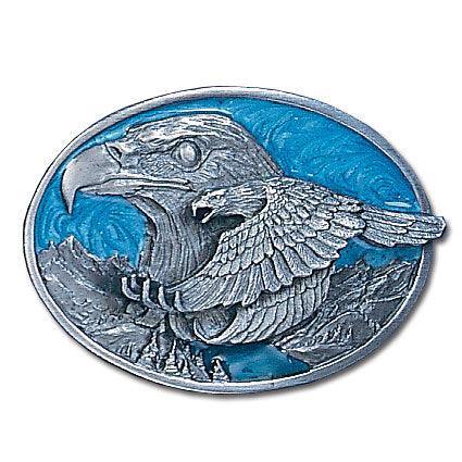 Double Eagle Enameled Belt Buckle - Siskiyou Buckle