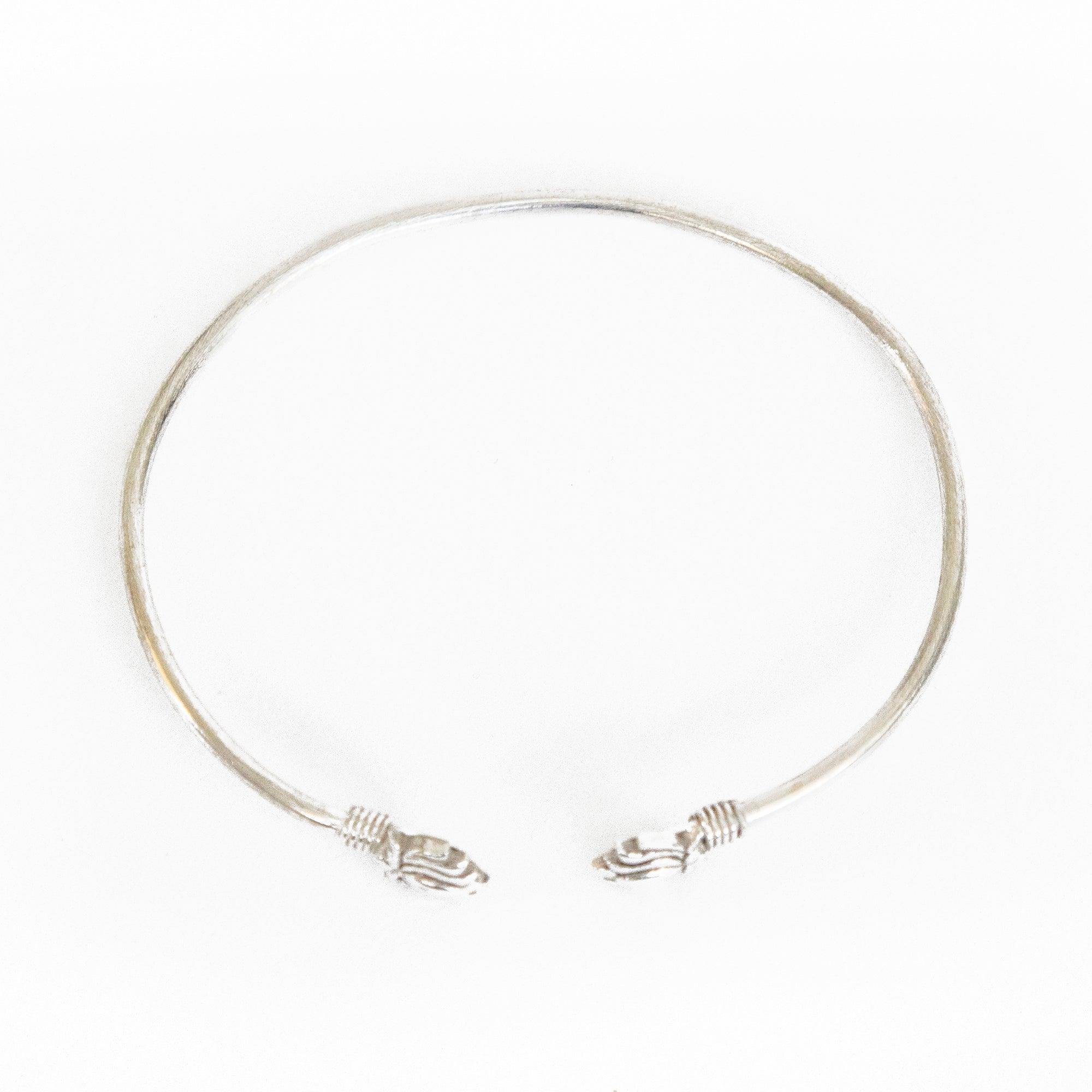Double Lotus Cuff Bracelet - Asha Handicrafts