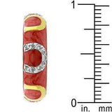 Double Pink Enamel Horseshoe Ring - JGI - Flyclothing LLC