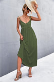 Double Strap Tie Back Dress - Trendsi