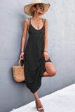 Double Strap Tie Back Dress - Trendsi - Flyclothing LLC