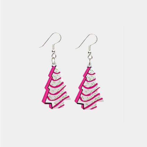 Geometric Shape Acrylic Dangle Earrings - Trendsi