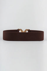 Zinc Alloy Buckle Elastic Belt - Trendsi - Flyclothing LLC
