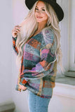 Plaid V-Neck Button Down Jacket - Trendsi - Flyclothing LLC
