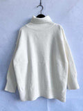 Turtleneck Long Sleeve Sweater - Trendsi - Flyclothing LLC