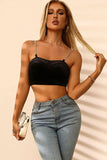 Chain Strap Cropped Cami - Trendsi