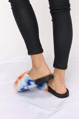 Forever Link Plush Open-Toe Sandals - Trendsi - Flyclothing LLC