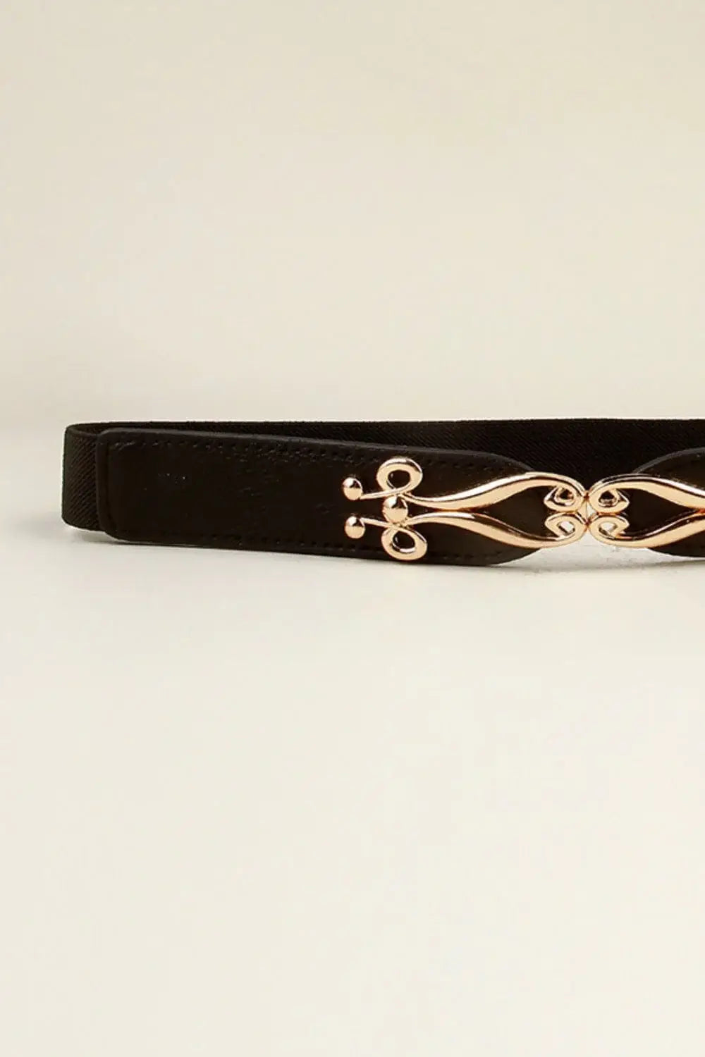 Alloy Buckle Elastic Belt - Trendsi - Flyclothing LLC