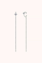 Moissanite 925 Sterling Silver Threader Earrings - Flyclothing LLC