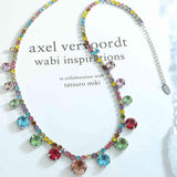 Crystal Copper Chain Necklace - Trendsi - Flyclothing LLC