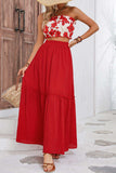 Floral Tube Top and Maxi Skirt Set - Trendsi - Flyclothing LLC