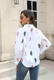 Printed Collared Neck Buttoned Shirt - Trendsi - Flyclothing LLC