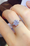 1 Carat Moissanite 925 Sterling Silver Ring - Trendsi