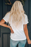 American HONEY Cuffed Tee - Trendsi